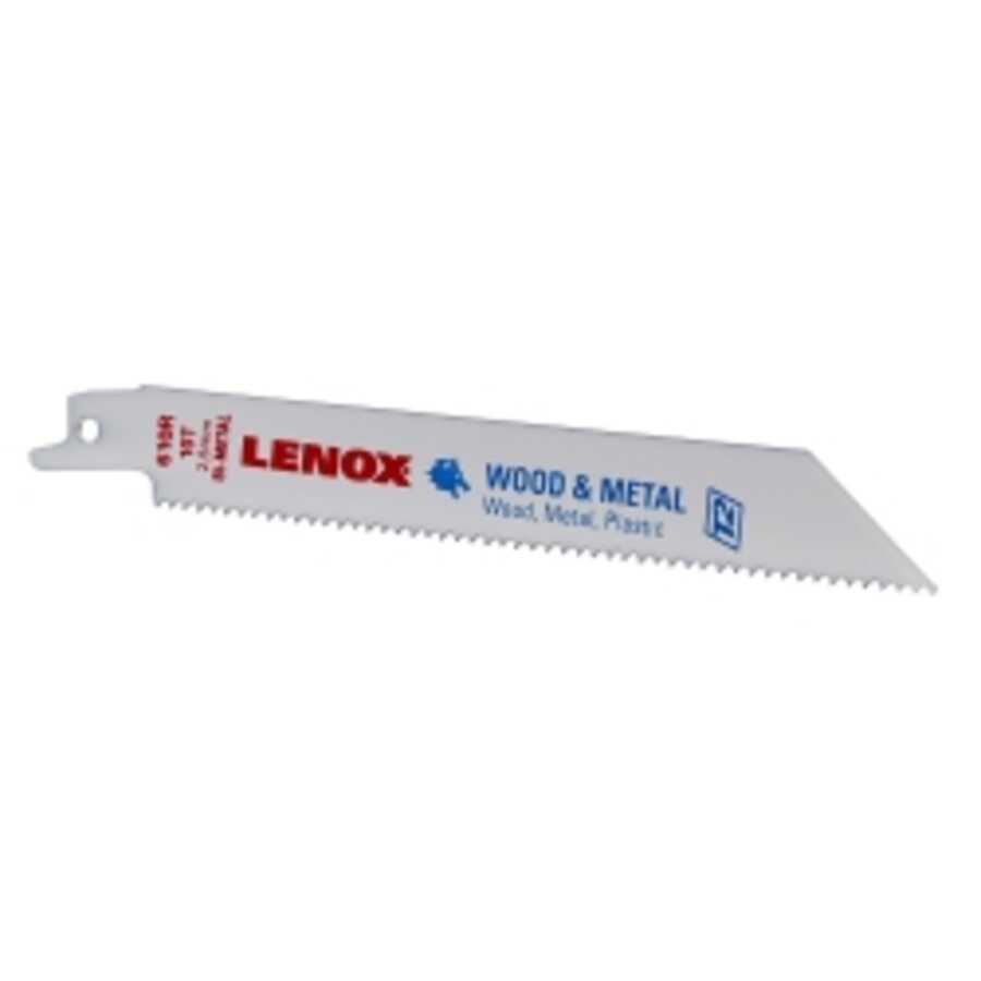 RECIPROCATING SAW BLADES, 610R, BI-METAL, 6" LONG,