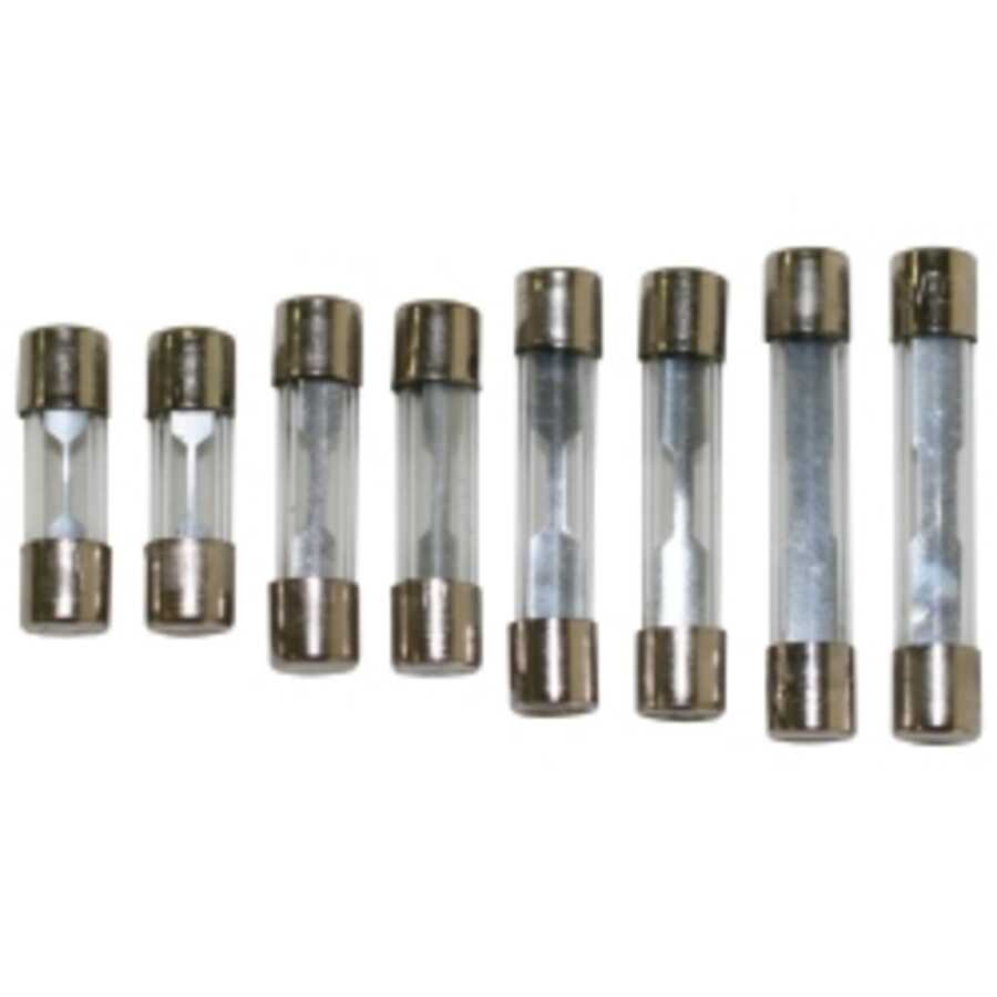 9 THRU 30 AMP SFE GLASS FUSE KIT 8 PCS