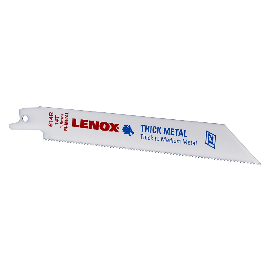 RECIP BLADES 5PK, 614R, BI-METAL, 6" LONG