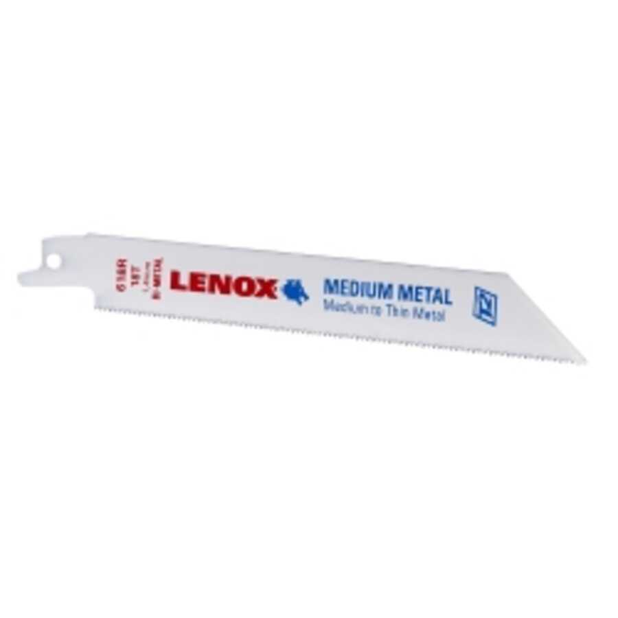 RECIPROCATING SAW BLADES, 618R, BI-METAL, 6" LONG,