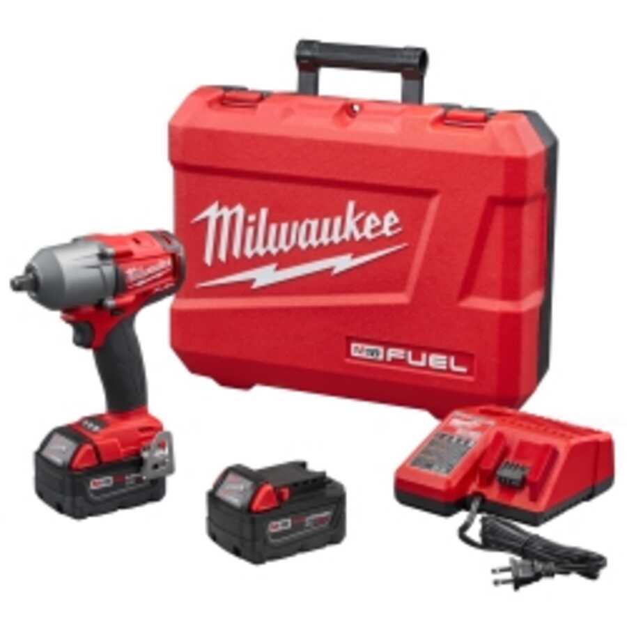 M18 FUEL 1/2" Mid-Torque Impact Wrench Kit