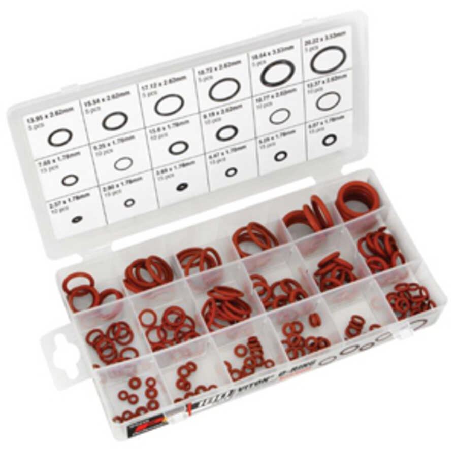 180 Pc Viton O'Ring Assortment