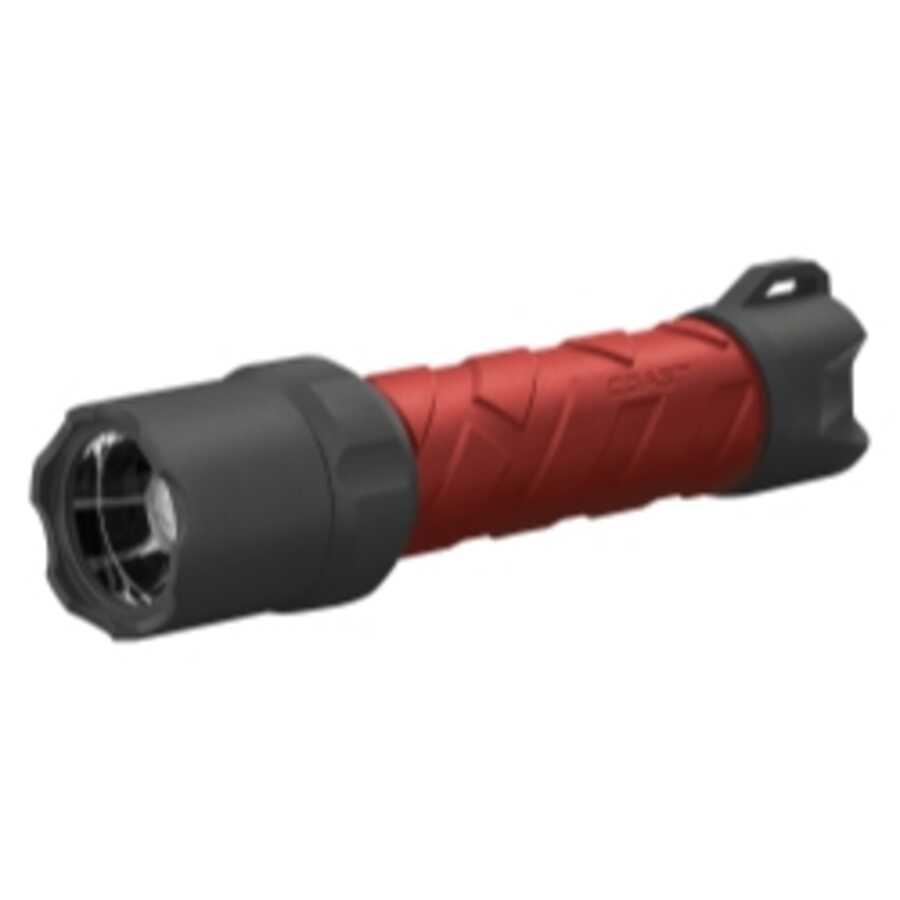 PolySteel 600R Rechargab Red Body Flashlight / Box