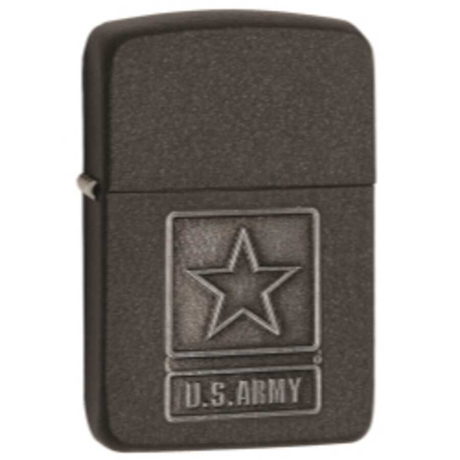 US ARMY PEWTER EMBLEM, 1941 BLACK CRACKLE