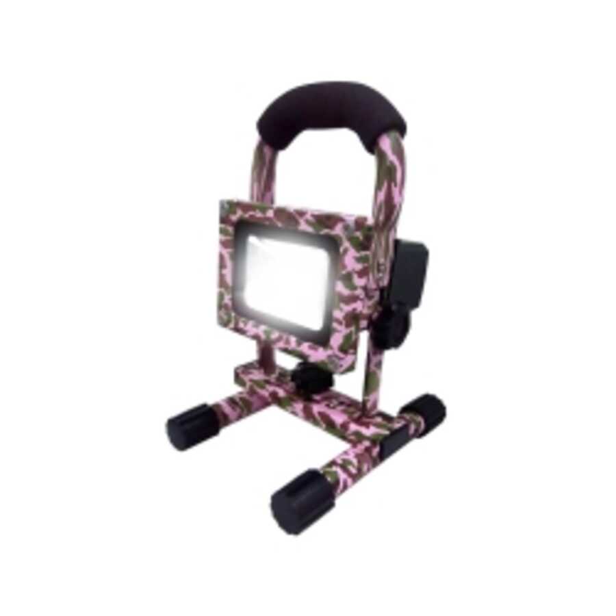 PRO - Rechargeable LED Floodlight 10W 4HR Pink Cam