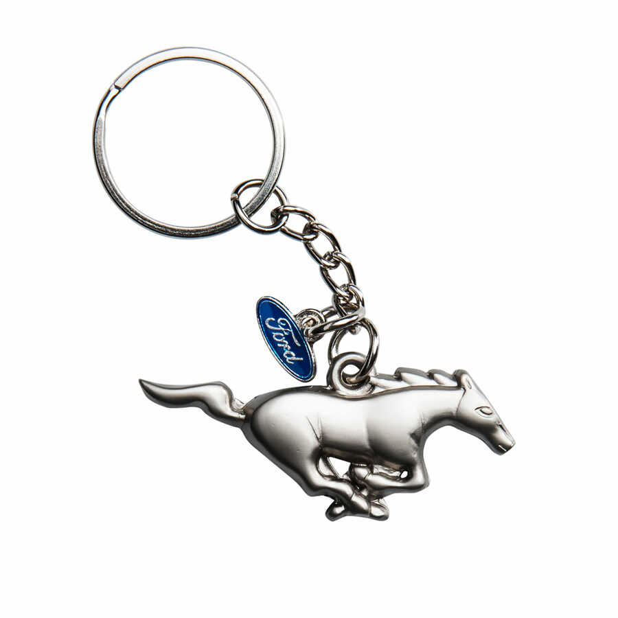 Ford Pony Keychain with Charm