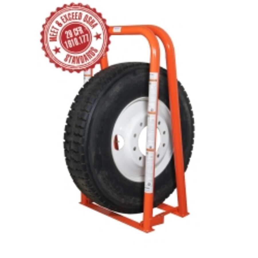 2 BAR WIDE-BASE PORTABLE TIRE INFLATION CAGE