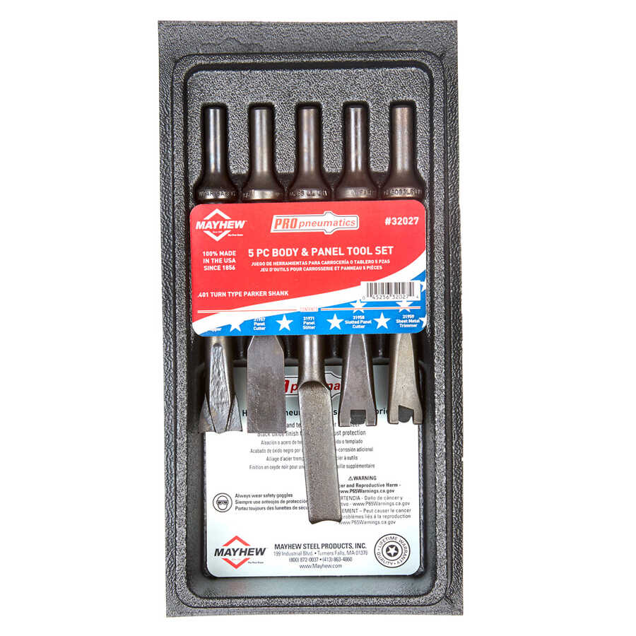 5 PC BODY & PANEL TOOL SET