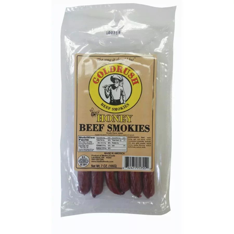 Honey 7 oz Beef Sticks 12 Count Case (image for) Honey 7 oz Beef Sticks 12 Count Case