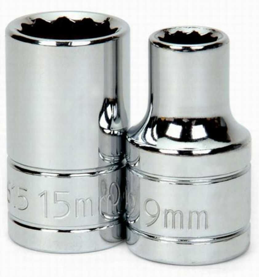 16MM Shallow 12 Point Socket 1/2 Drive