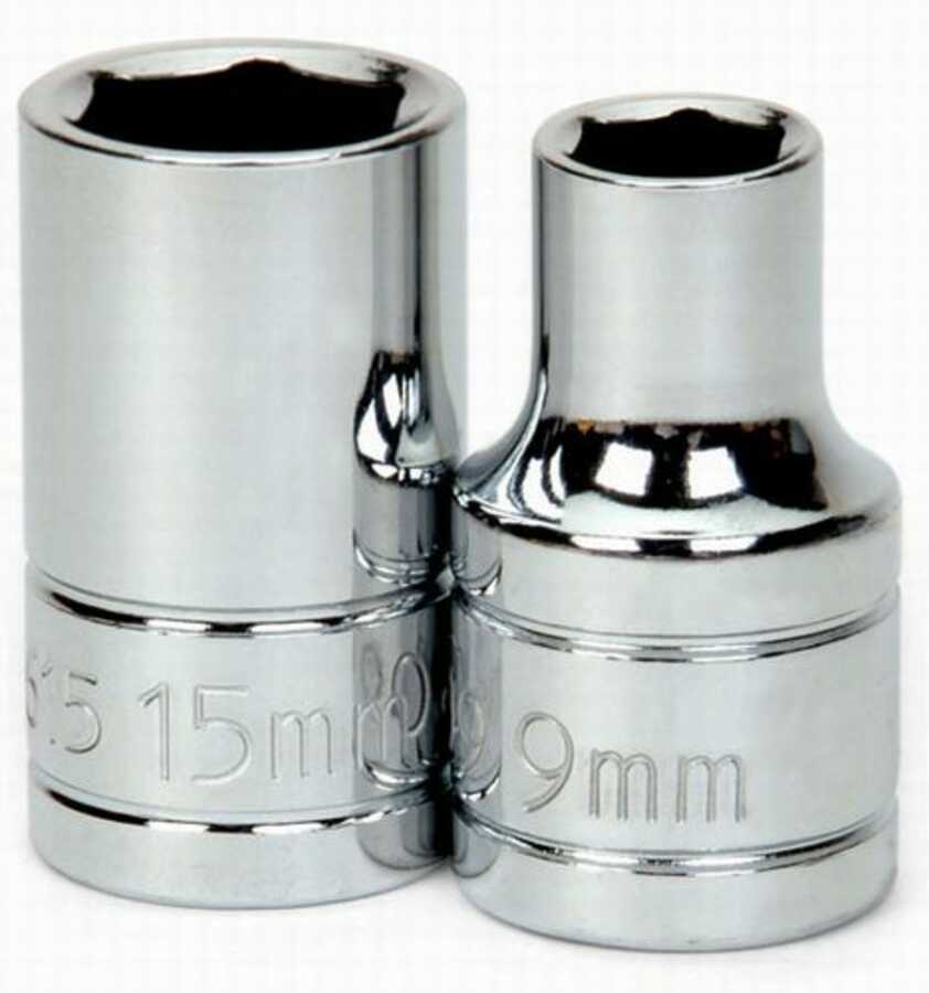 1/2" Drive 6-Point Metric 26 mm Shallow Socket