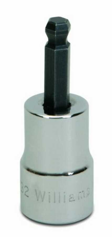 3/8" Drive SAE 5/16" Ball Tip Hex Bit Socket