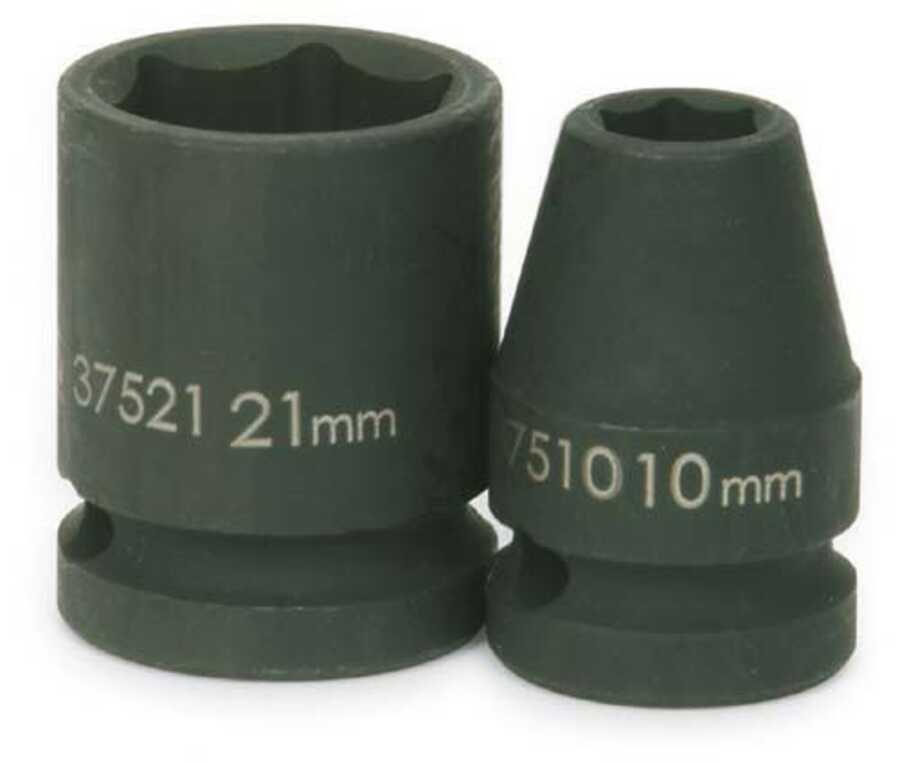 1/2" Drive Standard Impact Socket 6-Point 34mm