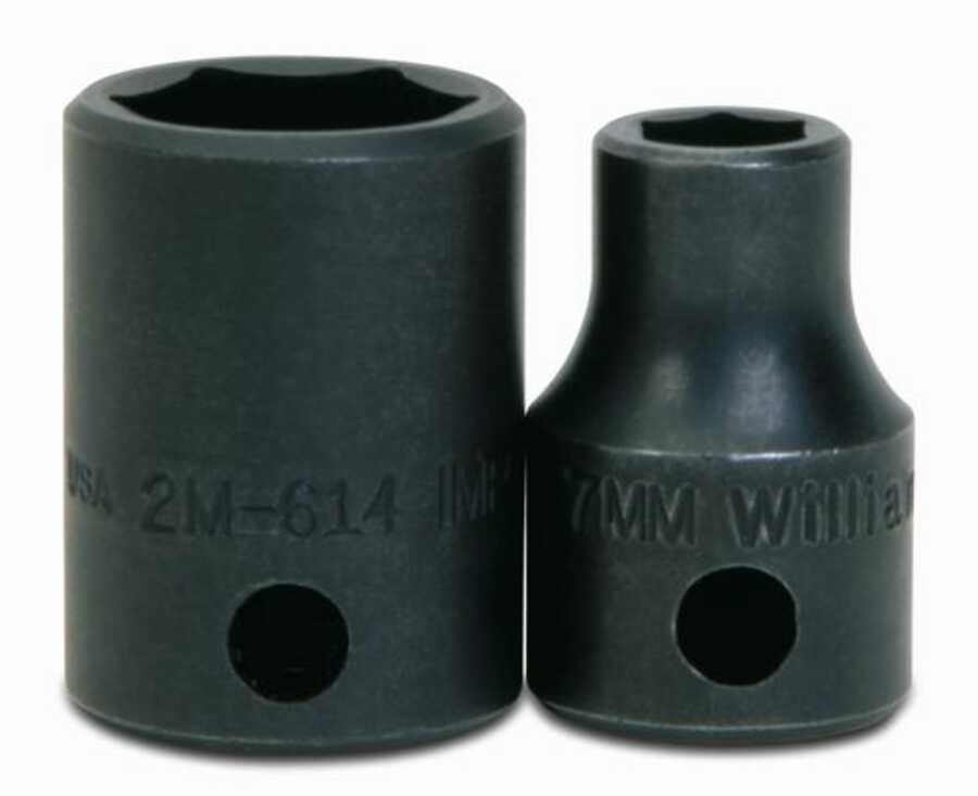 3/8" Drive 6-Point Metric 15 mm Shallow Impact Socket