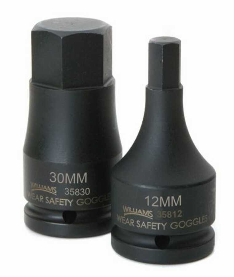 3/4" Drive 21 mm One pc Impact Hex Bit Driver