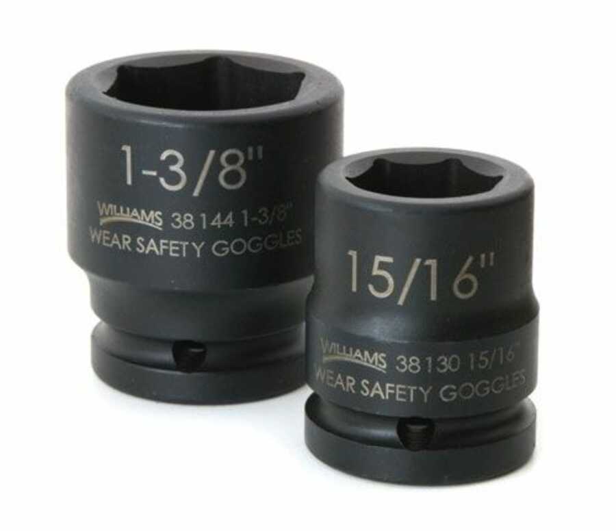 3/4 Drive Impact Socket, Point, 5/8