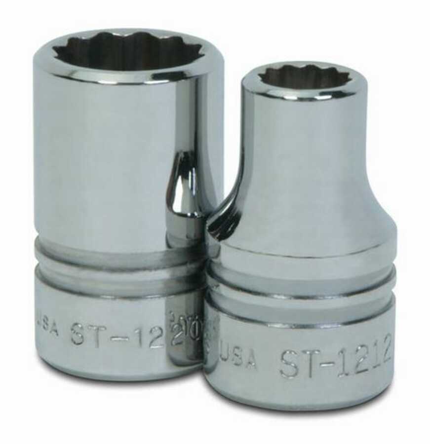 1/2" Drive 12-Point SAE 3/4" Shallow Socket