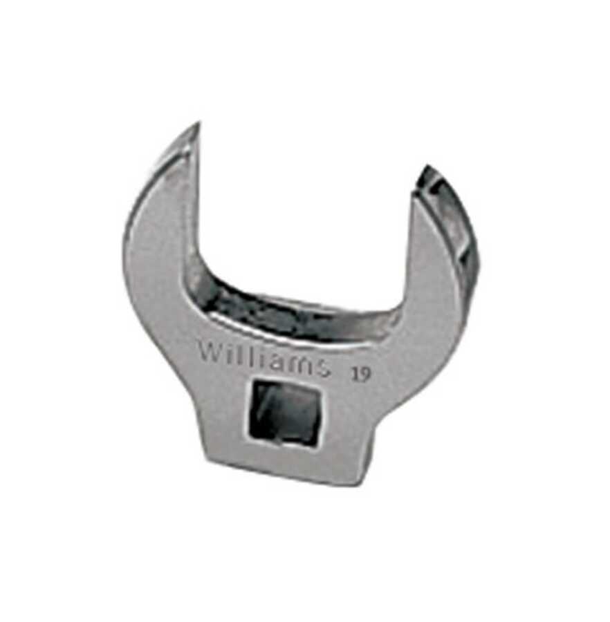 3/8" Drive Metric 19 mm Open-End Crowfoot Wrench
