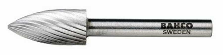 1/4" Head Diamter High Speed Steel Rotary Burrs Arch Pointed Nos