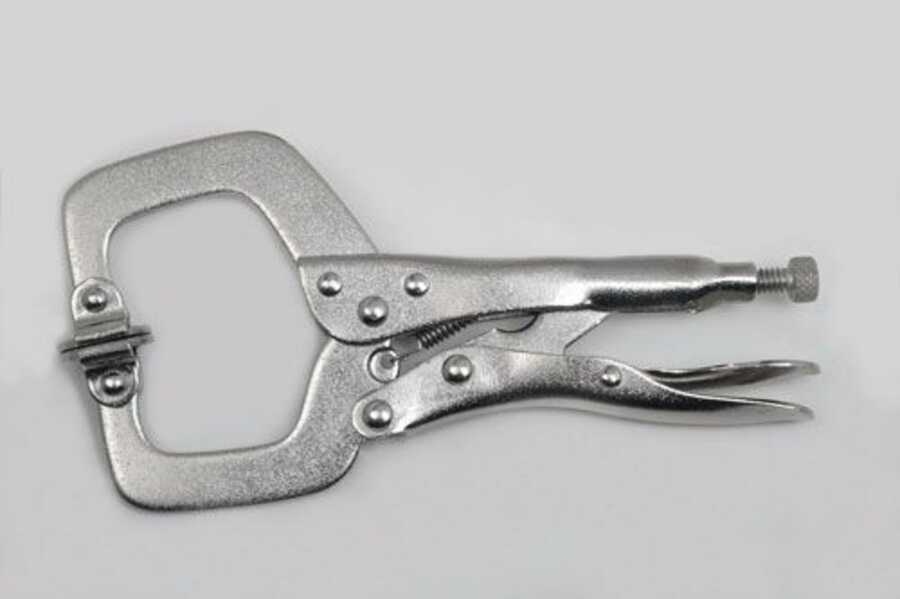 6" Locking Pliers C-Clamp with Swivel Pad