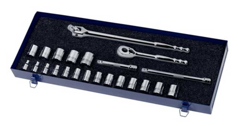 1/2 Drive Metric 23 Piece Socket Set