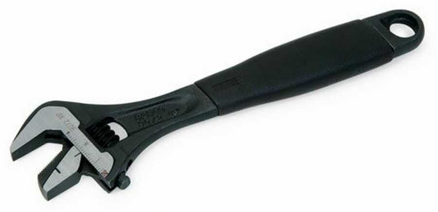 Black Adjustable/Pipe Wrench Ergo, 12"