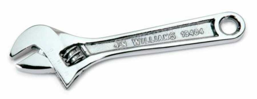 Chrome Adjustable Wrench 4"