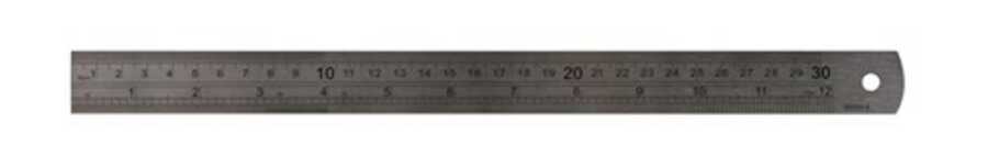 6" Double Marking Steel Ruler