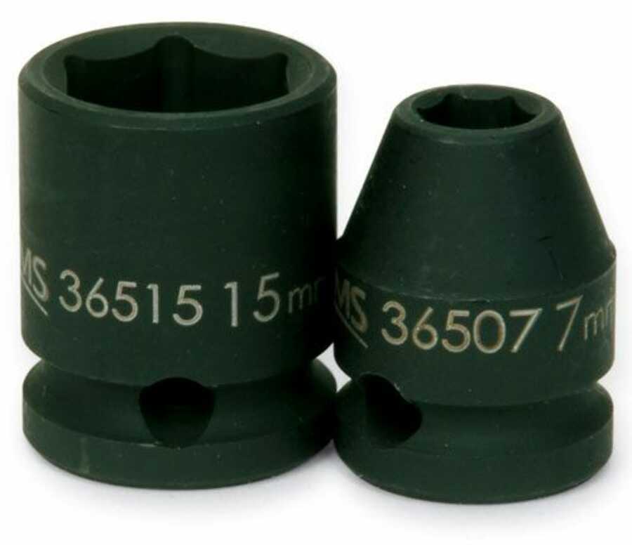 9MM Shallow 6 Point Impact Socket 3/8 Drive