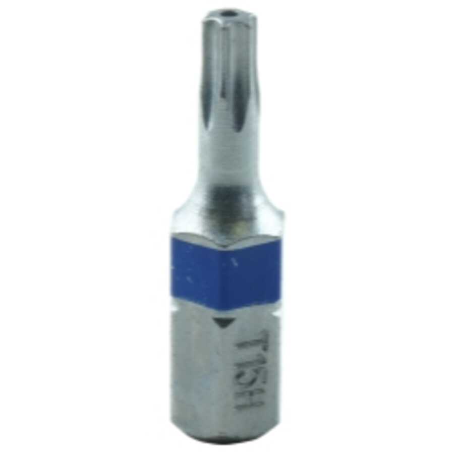 Tamperproof Torx Bit T15, 1/4" Dr