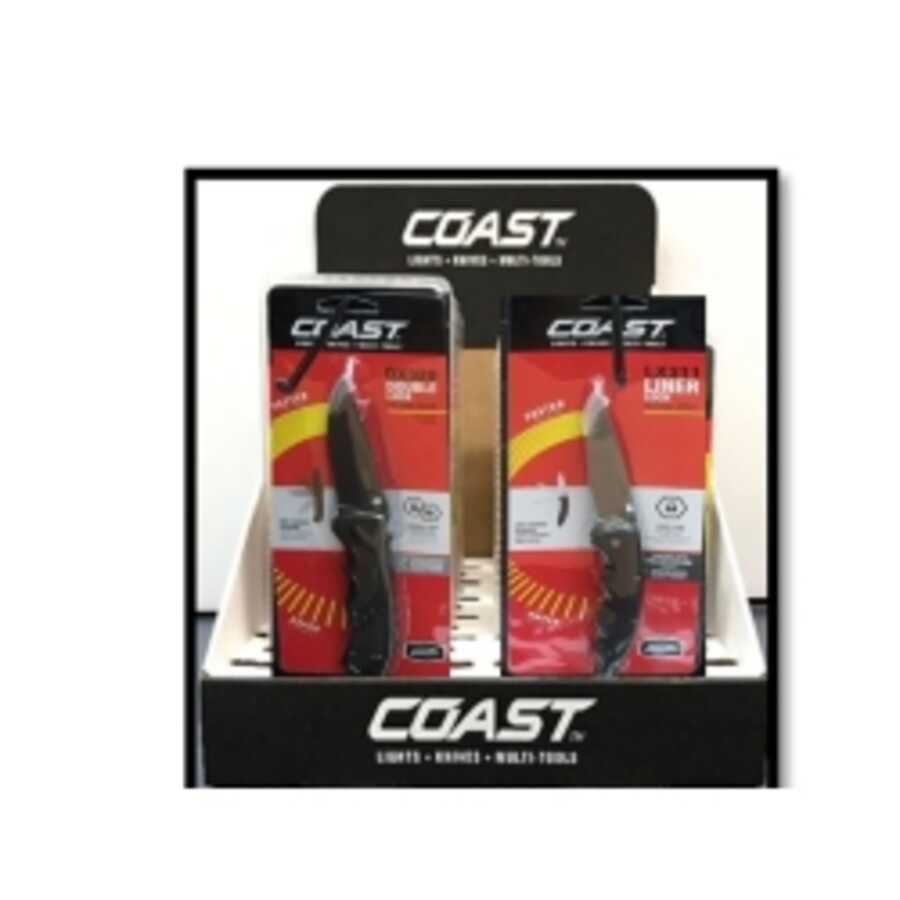 Coast DX330/FX200 Knife Counter Display