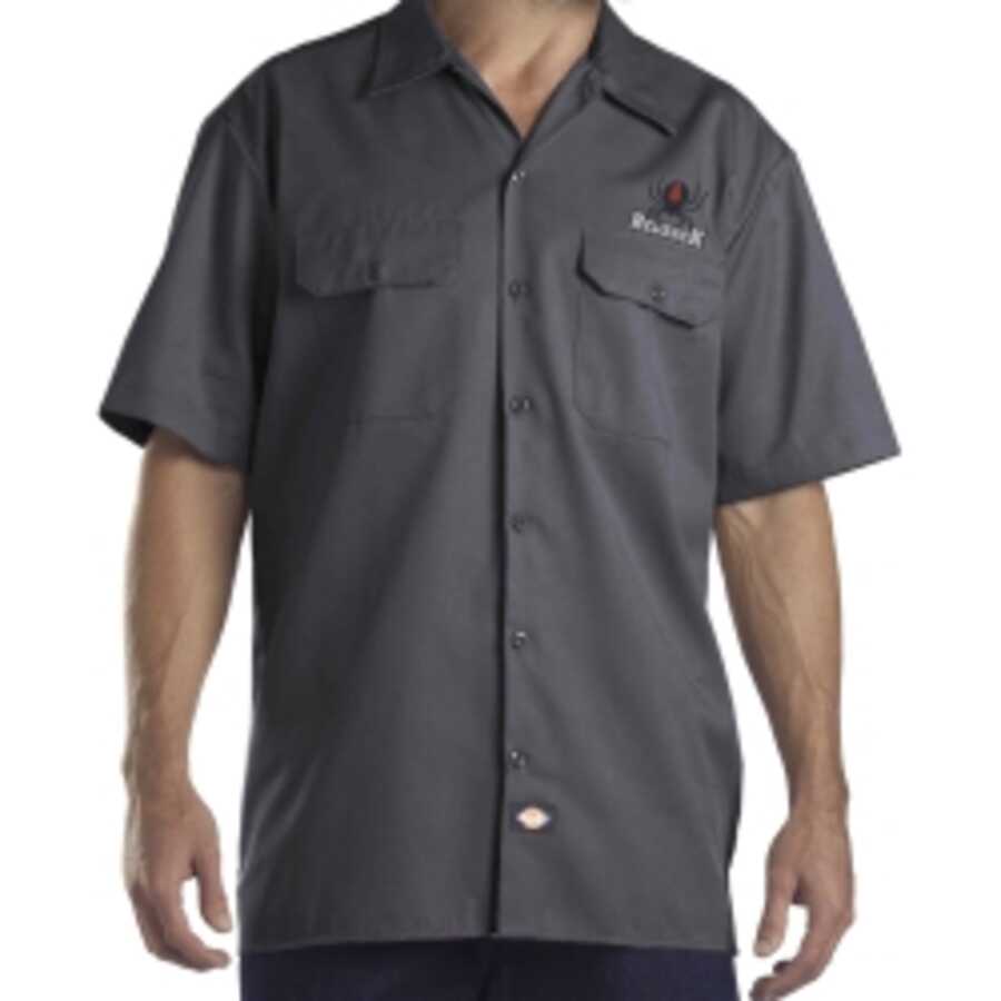 Redback Charcoal Mechanics Work Shirt Large