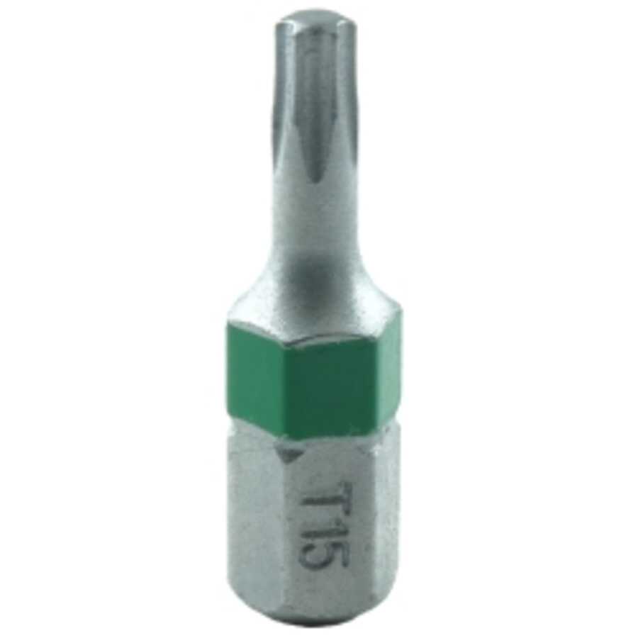 Torx Bit T15, 1/4" Dr