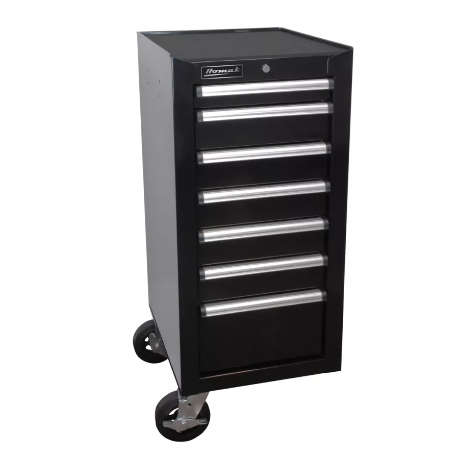 18" H2Pro Series 7-Drawer Side Cabinet-Black 18" H2Pro Series 7-Drawer Side Cabinet-Black
