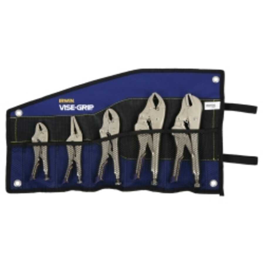 5 PC locking plier set