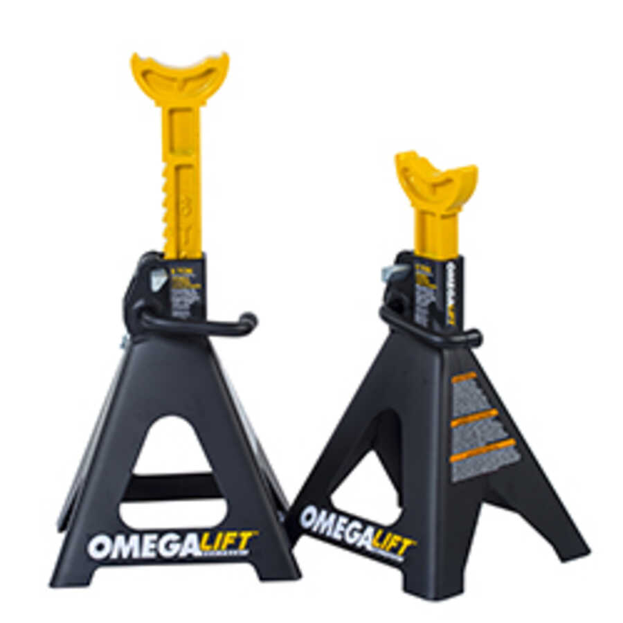 6 ton double locking ratchet style jack stands