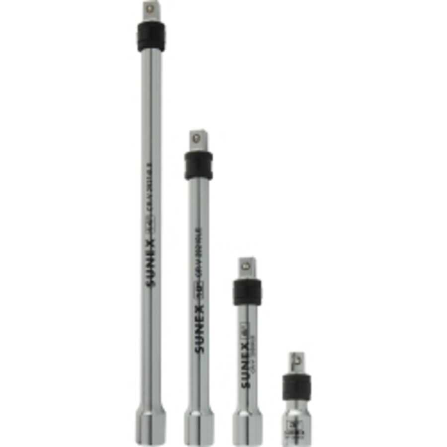 4PC 1/2\" Dr. Wobble Extension Bar Set