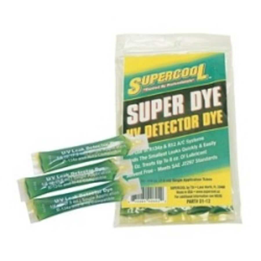 U/V Leak Detection Dye -1/4 oz. ( Pack of 12 )