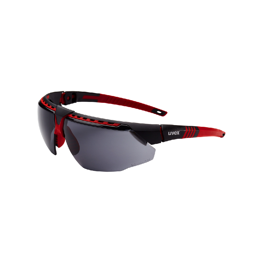 UVEX AVATAR GLASSES BLK/RED, GRAY HSAF