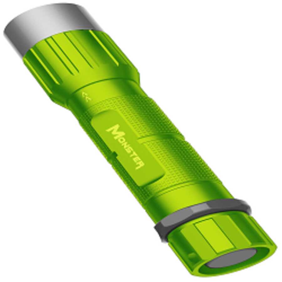 600LM 4-FUNCTION RECHARGEABLE FLASHLIGHT, GREEN