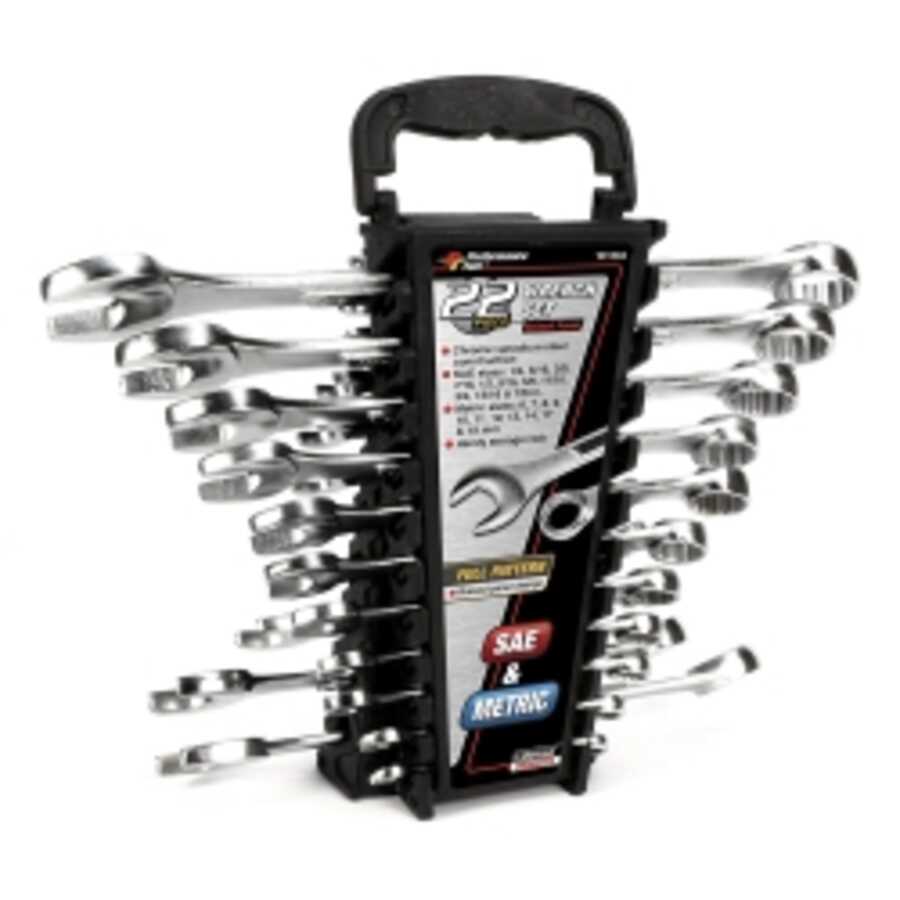 22PC Combo Wrench Set