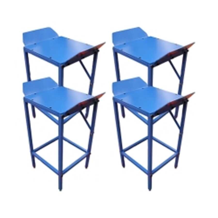 SET OF 4 WHEEL STANDS