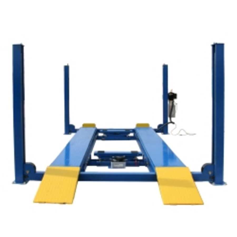 12,000 capacity 4-post lift, 220 volt, ladder lock