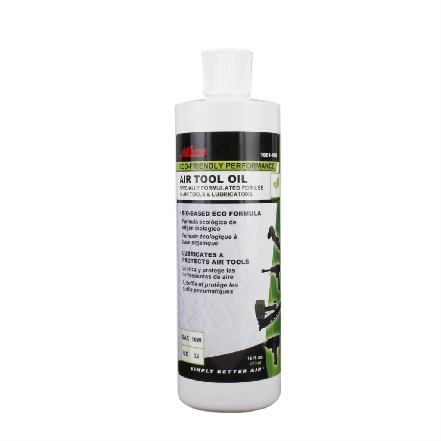 Air Tool Oil, Eco-Friendly, Flip Top, 16 oz.