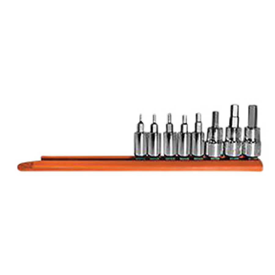 8PC METRIC HEX SOCKET BIT