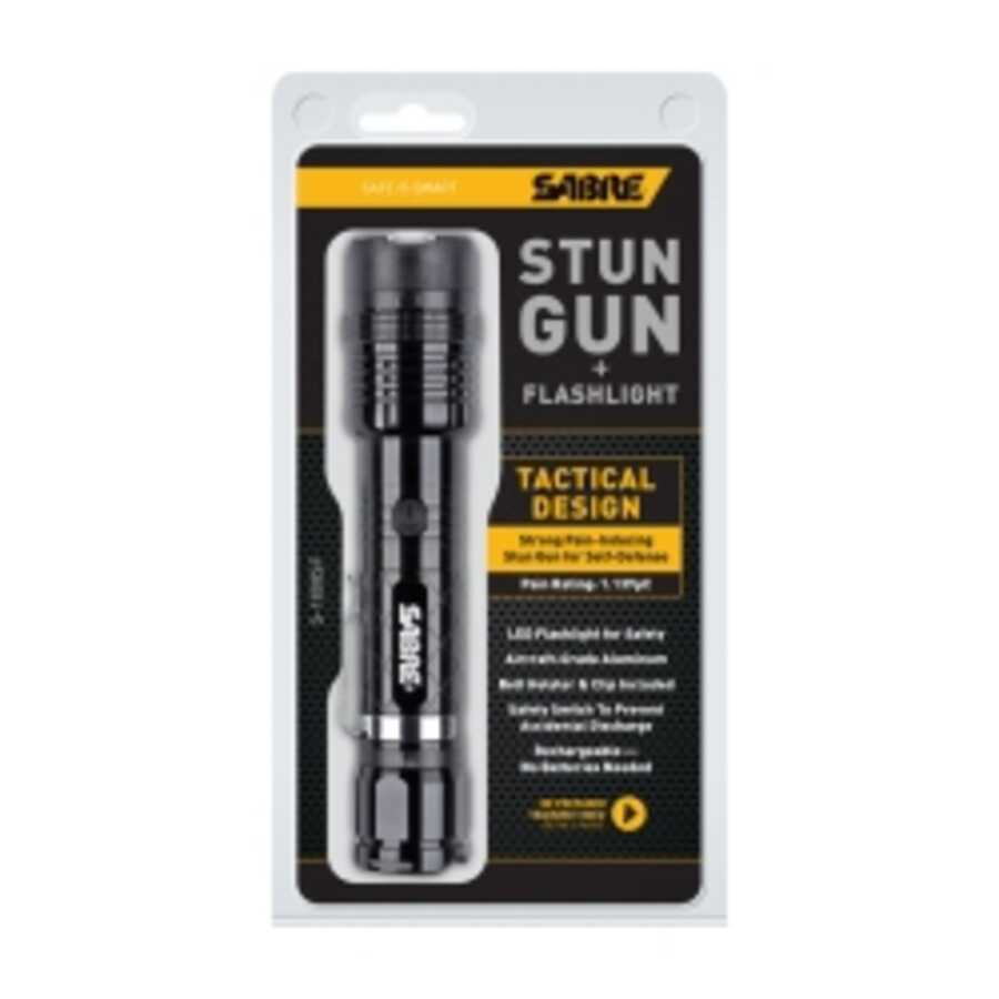 SABRE Tactical Stun Gun with LED Flashlight