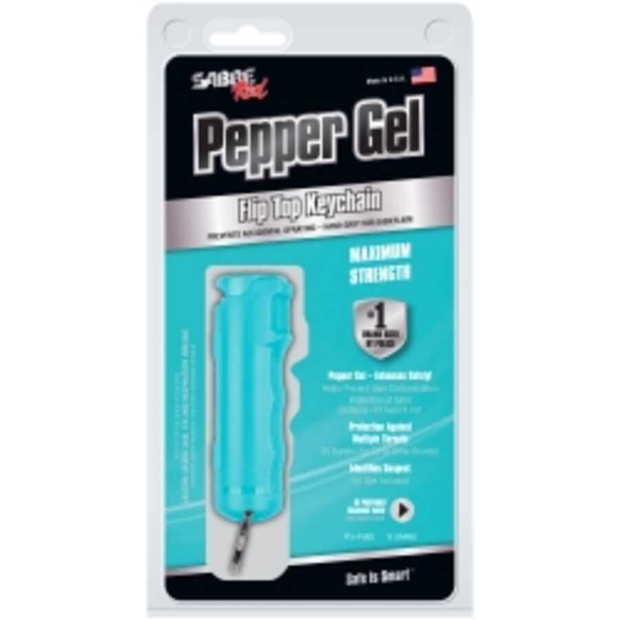 SABRE Teal Pepper Gel with Flip Top