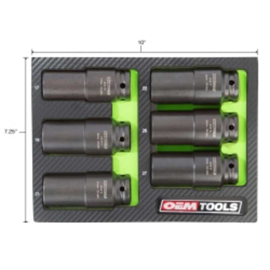 6PC CRANK BOLT SOCKET SET