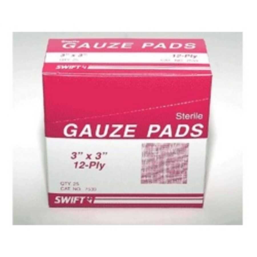 Gauze Pad 3 in. x 3 In. (Pack of 25)