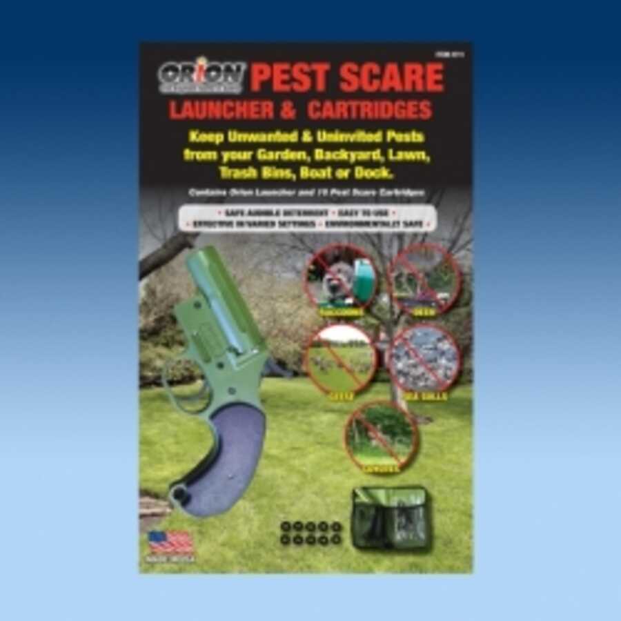 Pest Scare Kit, 1 Launcher, 10 Cartridges